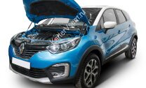 Газовые упоры капота Rival для Renault Kaptur (вкл. Extreme) 2016-2020, 2 шт., A.ST.4704.1