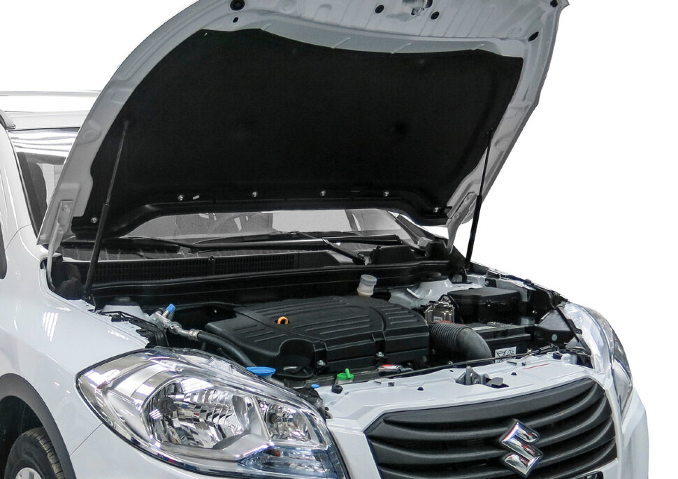 Газовые упоры капота АвтоУпор для Suzuki SX4 II S-Cross 2013-2016, 2 шт., USUSX4011