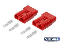 Разъем электрический 50А Красный Т-Мax (BaltMotors)