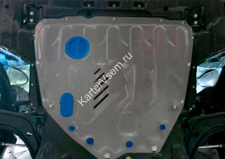 Защита картера и КПП Rival для Suzuki SX4 II S-Cross 2013-2016 2016-н.в., штампованная, алюминий 3 мм, с крепежом, 333.5511.1