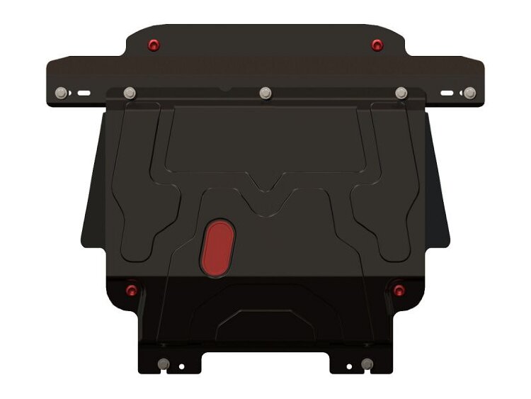 Защита картера и КПП Ford Fiesta двигатель 1,4; 1,6  (2001-2008)  арт: 08.1301