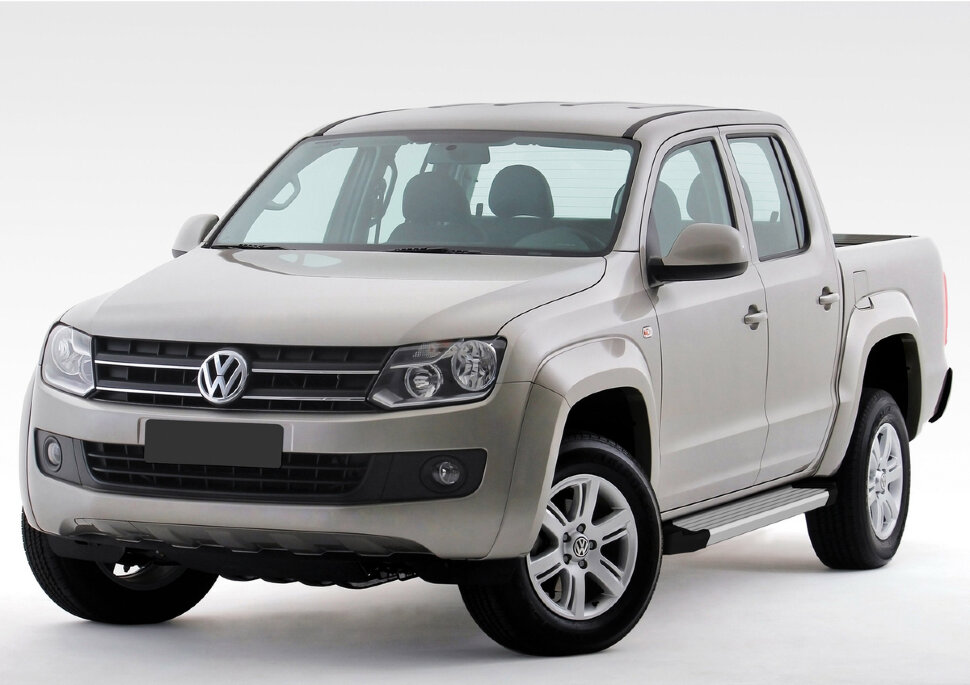 Пороги площадки (подножки) "Silver" Rival для Volkswagen Amarok 2010-2016, 193 см, 2 шт., алюминий, F193AL.5803.1 купить недорого