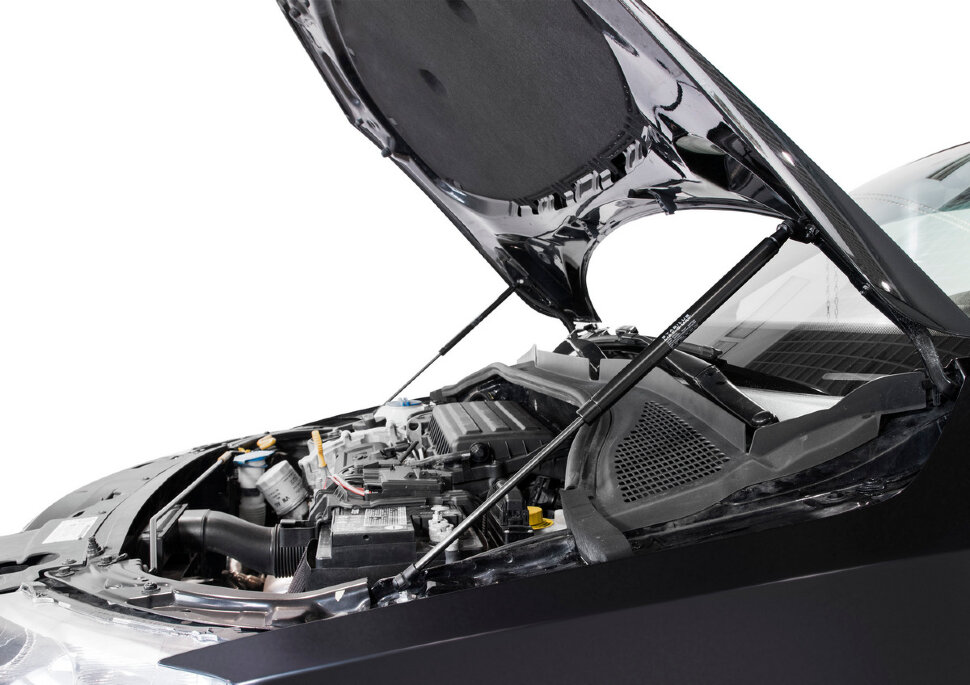 Газовые упоры капота Rival для Skoda Rapid I, II 2013-2020 2020-н.в., 2 шт., A.ST.5104.1