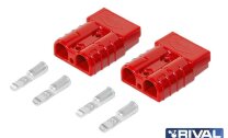 Разъем электрический 50А Красный Т-Мax (CECTEK)