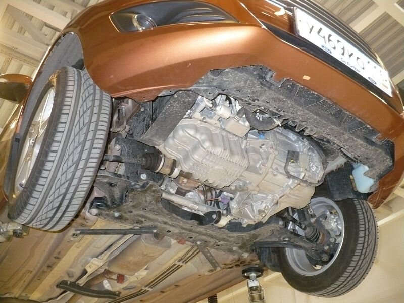Защита картера и КПП Ford Fiesta двигатель 1,6 МТ; АТ  (2015-2019)  арт: 08.2923 V1