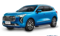 Пороги на автомобиль (подножки) "Bmw-Style круг" Rival для Haval Jolion 2021-н.в., 180 см, 2 шт., алюминий, D180AL.9404.1
