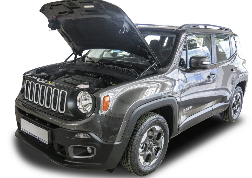 Газовые упоры капота АвтоУпор для Jeep Renegade 2014-2018, 2 шт., UJEEREN011