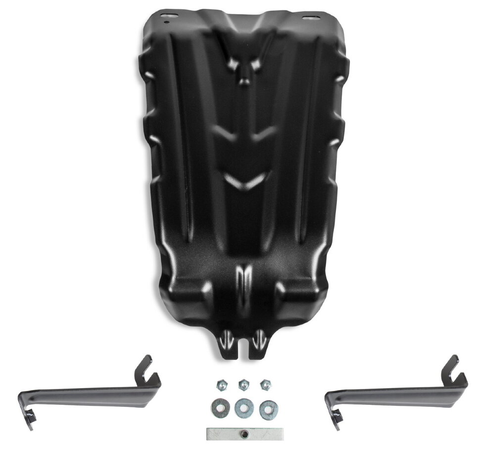 Защита редуктора AutoMax для Renault Duster I 4WD 2010-2021, сталь 1.4 мм, с крепежом, штампованная, AM.4737.1