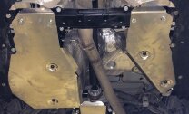 Защита топливного бака Volkswagen Touareg двигатель 3,0 TDI  (2018-)  арт: 26.4024