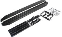 Пороги площадки (подножки) "Premium-Black" Rival для Lifan X60 2012-2016, 160 см, 2 шт., алюминий, A160ALB.3302.2 высокого качества