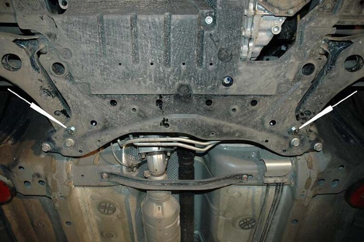 Защита картера и КПП Peugeot 4007 двигатель 2,2 HDI; 2,4  (2007-2013)  арт: 17.1282
