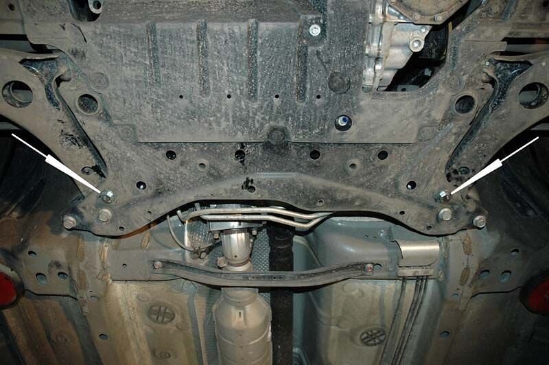 Защита картера и КПП Peugeot 4007 двигатель 2,2 HDI; 2,4  (2007-2013)  арт: 17.1282