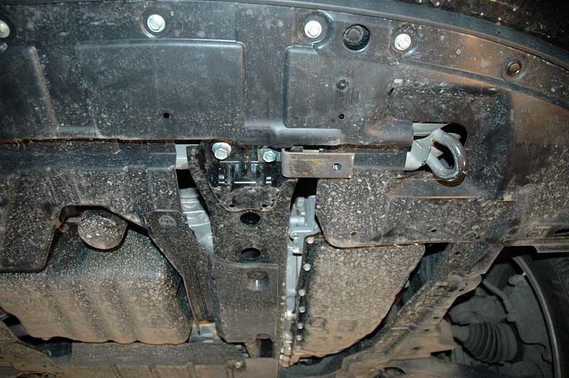 Защита картера и КПП Peugeot 4007 двигатель 2,2 HDI; 2,4  (2007-2013)  арт: 17.1282