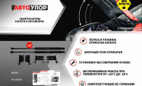 Упоры капота GAC GS3 (2024-н.в.) 2024-н.в. арт.UGAGS3011