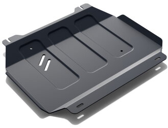 Защита картера АвтоБроня для Foton Sauvana 4WD 2017-н.в., штампованная, сталь 1.8 мм, с крепежом, 111.04402.1