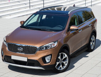 Пороги Kia Sorento III Prime  (подножки, площадки) A180ALB.2803.3