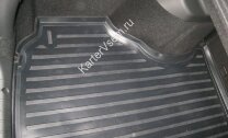 Коврик в багажник автомобиля Rival для Lada Granta лифтбек 2011-2018 2018-н.в., полиуретан, 16001003