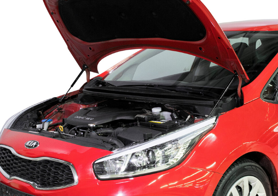 Газовые упоры капота АвтоУпор для Kia Ceed II 2012-2018, 2 шт., UKICEE012