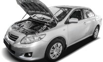 Газовые упоры капота АвтоУпор для Toyota Corolla E140, E150 2006-2013, 2 шт., UTOCOR021