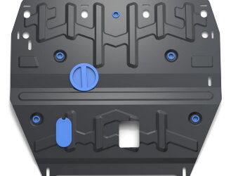 Защита картера и КПП Rival для Hyundai i40 2011-2019, сталь 1.8 мм, с крепежом, штампованная, 111.2342.1