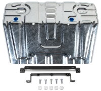 Защита радиатора Rival для Lexus GX 460 2009-2013 2013-н.в., оцинкованная сталь 1.5 мм, с крепежом, штампованная, ZZZ.9516.1