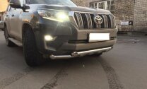 Защита переднего бампера на Land Cruiser Prado 150 арт.KGY25