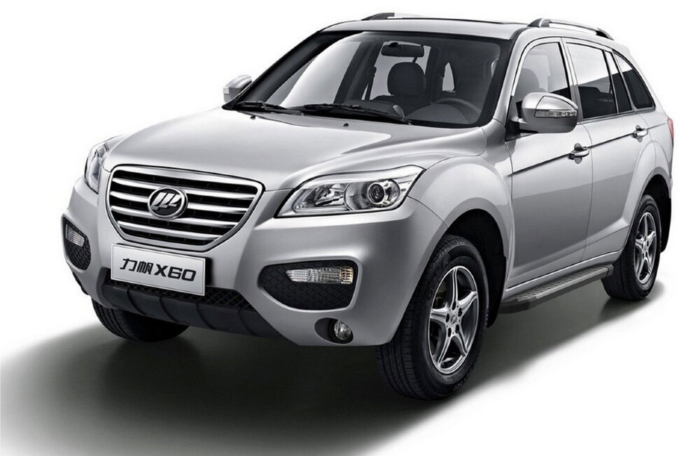 Пороги площадки (подножки) "Bmw-Style круг" Rival для Lifan X60 2012-2016, 160 см, 2 шт., алюминий, D160AL.3302.2 купить недорого