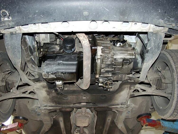 Защита картера и КПП Peugeot 405 двигатель 1,4; 1,6; 2,0  (1992-1996)  арт: 17.0109