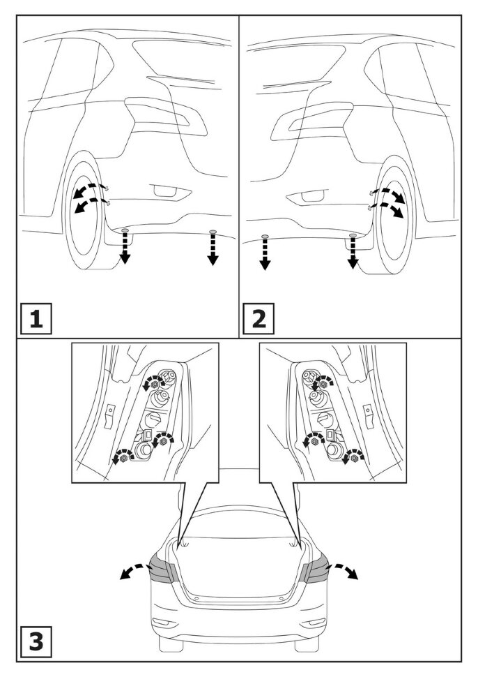 Фаркоп Kia Rio  (ТСУ) арт. F.2313.001