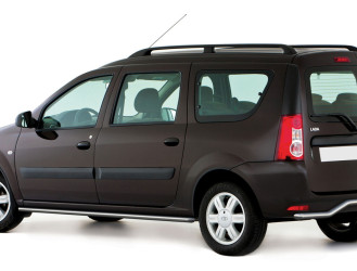 Защита заднего бампера d42 волна Rival для Lada Largus 2012-2021, нерж. сталь, R.6001.007