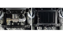 Защита КПП АвтоБроня для Sollers ST6 (V - 2.0) 2023-н.в., сталь 1.8 мм, с крепежом, штампованная, 111.09208.1