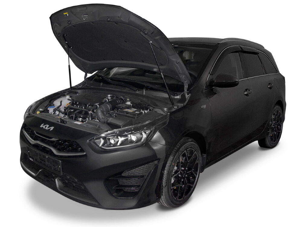 Газовые упоры капота АвтоУпор для Kia Ceed III 2018-2021 2021-н.в., 2 шт., UKICEE021