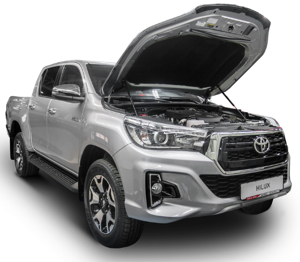 Газовые упоры капота АвтоУпор для Toyota Fortuner II 2017-2020 2020-н.в., 2 шт., UTOFOR011