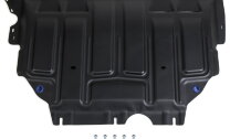 Защита картера и КПП Rival для Audi A3 8V 2012-2016, сталь 1.5 мм, с крепежом, штампованная, 111.5128.1