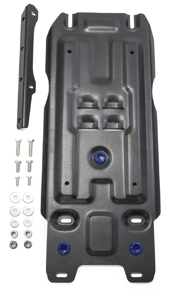 Защита КПП Rival для Toyota Land Cruiser 200 2007-2012 (устанавл-ся совместно с 111.5714.3), сталь 1.8 мм, с крепежом, штампованная, 111.9507.1