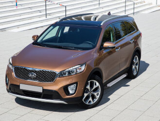Пороги Kia Sorento III Prime  (подножки, площадки) D180AL.2803.3
