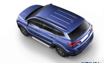Пороги на автомобиль (подножки) "Silver" Rival для Lifan Myway 2016-н.в., 180 см, 2 шт., алюминий, F180AL.3304.1