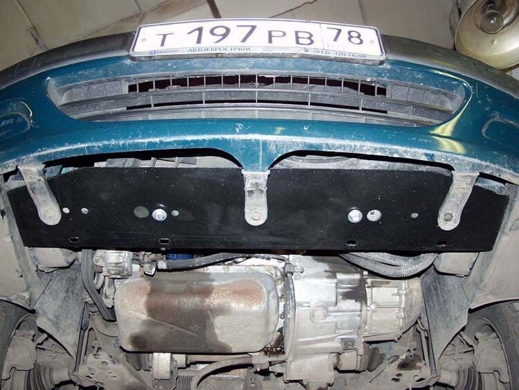 Защита картера и КПП Peugeot 406 двигатель 1,6 — 3,0; 1,9D; 2,0D; 2,2D  (1995-2004)  арт: 17.0217