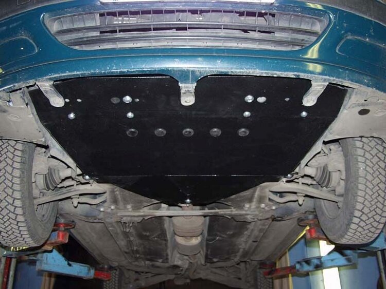 Защита картера и КПП Peugeot 406 двигатель 1,6 — 3,0; 1,9D; 2,0D; 2,2D  (1995-2004)  арт: 17.0217