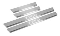 Накладки на пороги Rival для Chery Tiggo 7 Pro 2020-н.в., нерж. сталь, с надписью, 4 шт., NP.0901.3 купить недорого