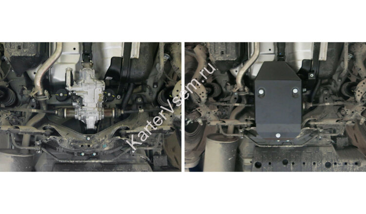 Защита редуктора АвтоБроня для Honda CR-V IV 2012-2018, сталь 1.8 мм, с крепежом, 111.02128.1