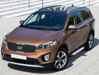 Пороги Kia Sorento III Prime  (подножки, площадки) F180AL.2803.3