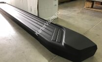 Пороги площадки (подножки) "Black" Rival для Lifan X60 2012-2016, 160 см, 2 шт., алюминий, F160ALB.3302.2 с возможностью установки