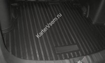 Коврик в багажник автомобиля Rival для Mitsubishi Outlander III поколение (без органайзера) 2012-2018 2018-н.в., полиуретан, 14002004