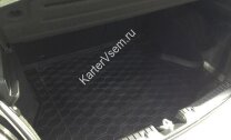 Коврик в багажник автомобиля Rival для Lada Granta I поколение рестайлинг универсал 2018-н.в., полиуретан, 16002004