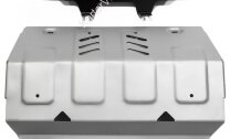 Защита радиатора Rival для Fiat Fullback 2016-н.в., штампованная, алюминий 6 мм, с крепежом, 2333.4046.1.6