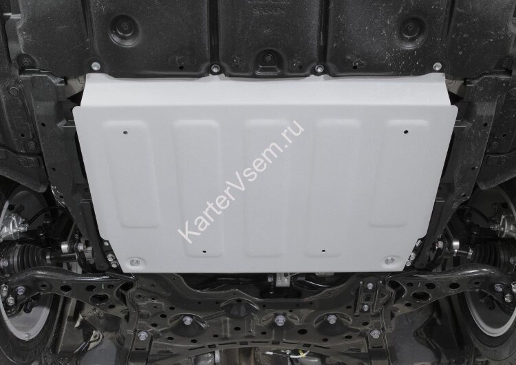 Защита картера и КПП Rival для Toyota Corolla E210 2018-н.в., штампованная, алюминий 3 мм, с крепежом, 333.9530.1