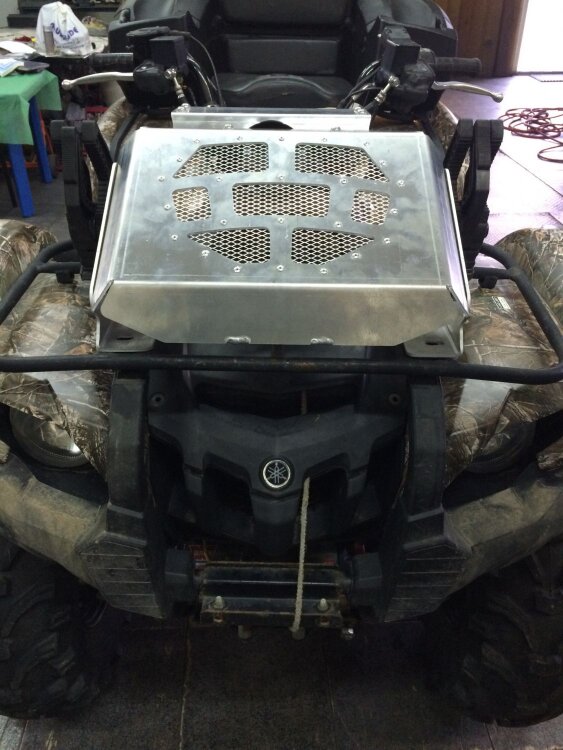 Вынос радиатора (черный) для Yamaha Квадроциклов Grizzly 550/700
