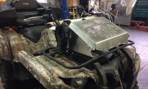 Вынос радиатора (черный) для Yamaha Квадроциклов Grizzly 550/700