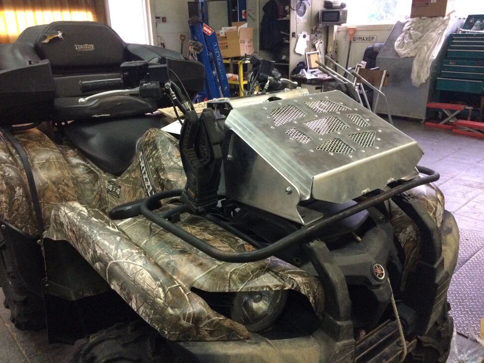 Вынос радиатора (черный) для Yamaha Квадроциклов Grizzly 550/700